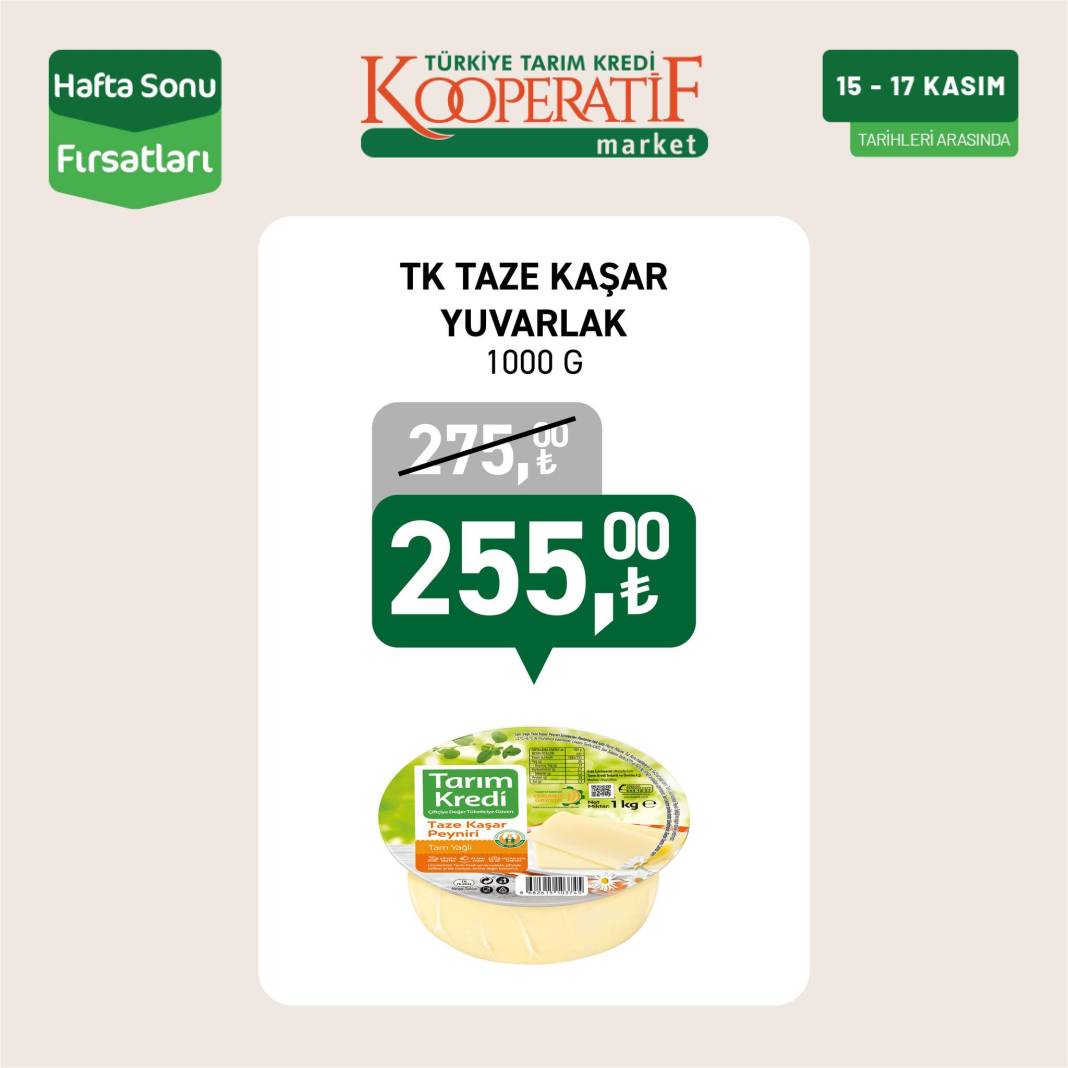 Tarım Kredi Market yine dev indirimle vatandaşın karşısına çıktı 16